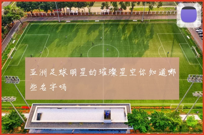 亚洲足球明星的璀璨星空你知道哪些名字吗