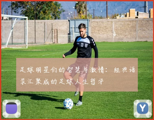 足球明星们的智慧与激情：经典语录汇聚成的足球人生哲学