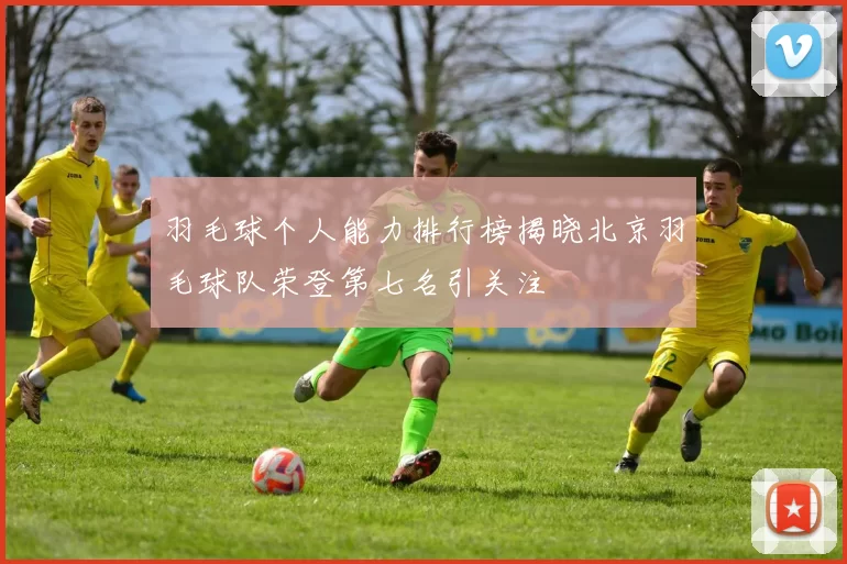 羽毛球个人能力排行榜揭晓北京羽毛球队荣登第七名引关注